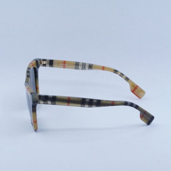 Burberry BE4346 394487 Elsa Sunglasses Vintage Check Cat Eye Frame, Grey Lenses main image 5